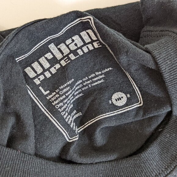 Urban Pipeline Men's Black "The Sarcasm is Strong with this One" Tee Shirt Large - Picture 3 of 4